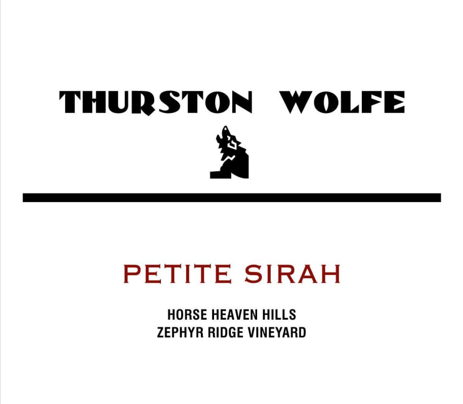 Thurston Wolfe Zypher Ridge Petit Sirah 2014 Front Label