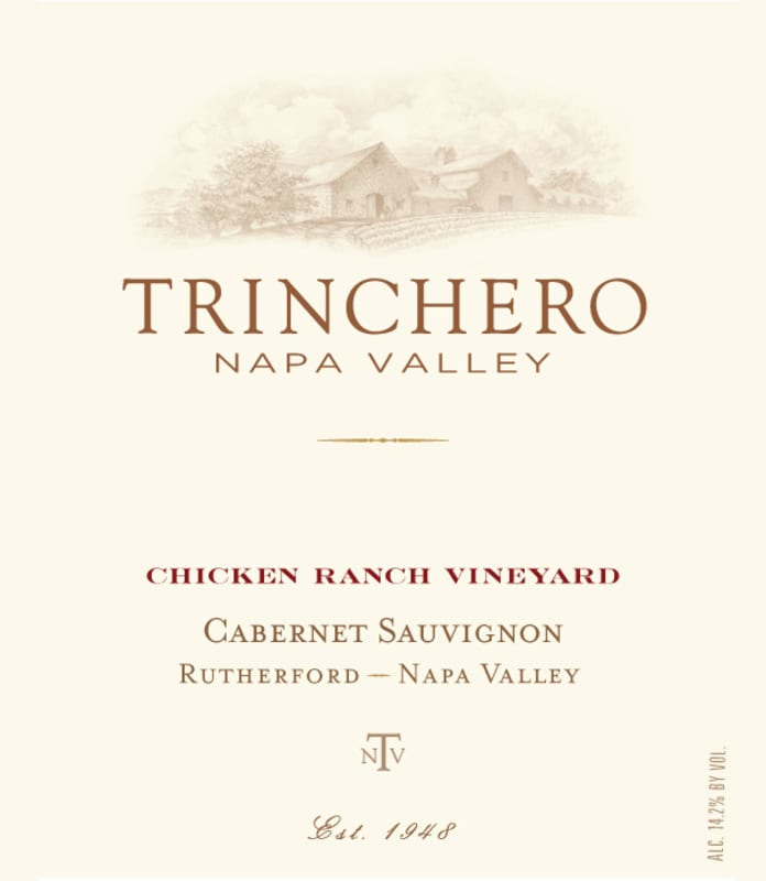 Trinchero Chicken Ranch Cabernet Sauvignon 2008 Front Label