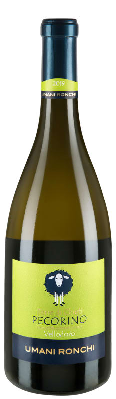 Umani Ronchi Terre di Chieti Vellodoro Pecorino 2019 Front Bottle Shot