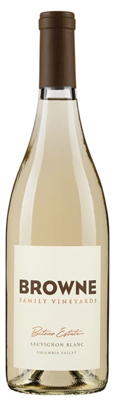 Browne Family Vineyards Bitner Estate Sauvignon Blanc 2018 Front Bottle Shot