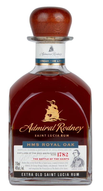 Admiral Rodney HMS Royal Oak Rum Front Bottle Shot