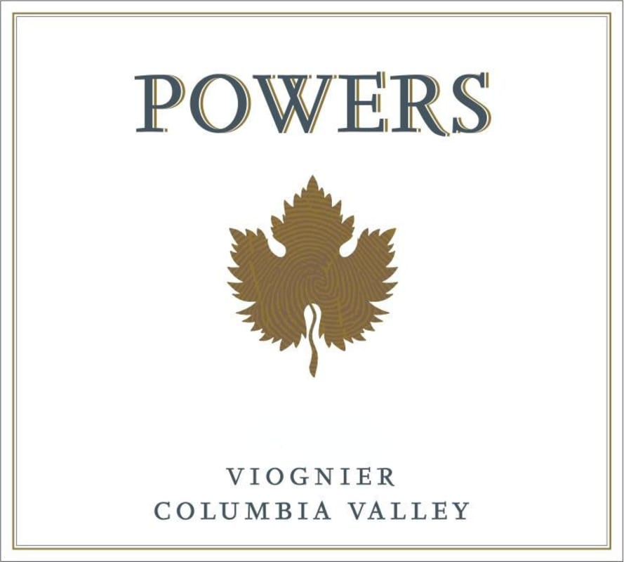 Powers Viognier 2015 Front Label