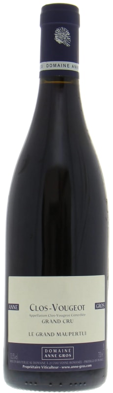 Domaine Anne Gros Clos Vougeot Grand Cru Le Grand Maupertui 2020 Front Bottle Shot