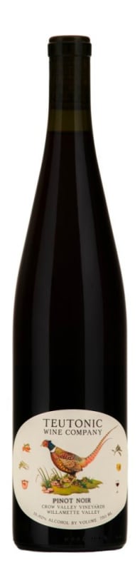 Teutonic Crow Valley Pinot Noir 2018 Front Bottle Shot
