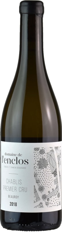 Domaine de l'Enclos Chablis Beauroy Premier Cru 2018 Front Bottle Shot