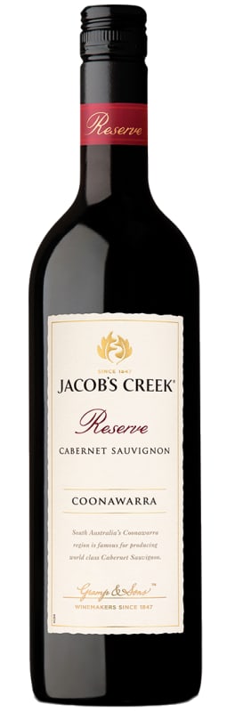 Jacob's Creek Reserve Cabernet Sauvignon 2015 Front Bottle Shot