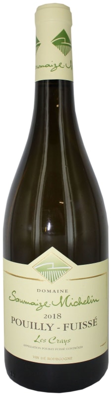 Domaine Saumaize-Michelin Pouilly-Fuisse Les Crays 2018 Front Bottle Shot