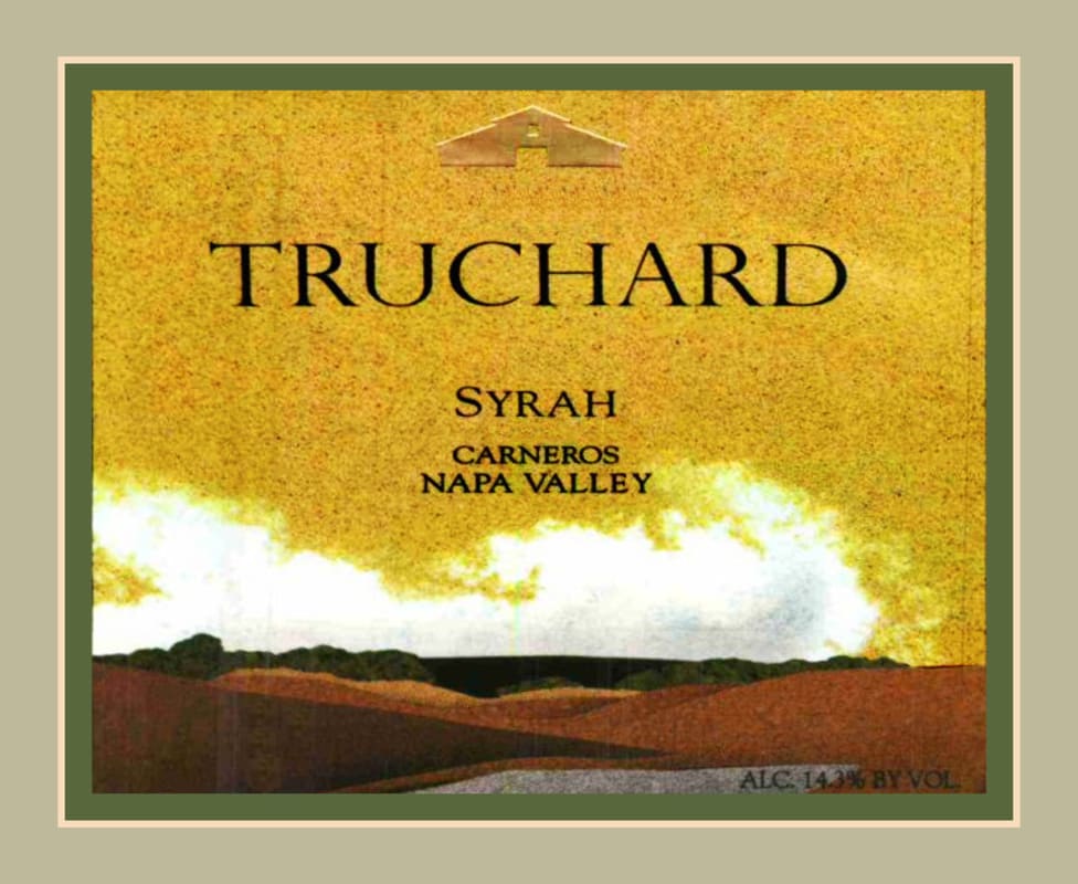 Truchard Estate Syrah 2004 Front Label