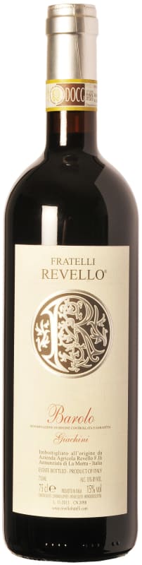 Fratelli Revello Barolo Giachini 2015 Front Bottle Shot