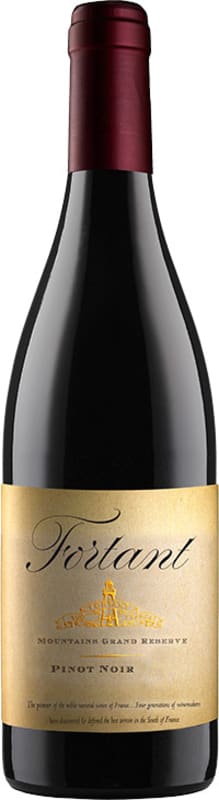 Fortant Mountains Grand Reserve Pinot Noir 2012 Front Bottle Shot