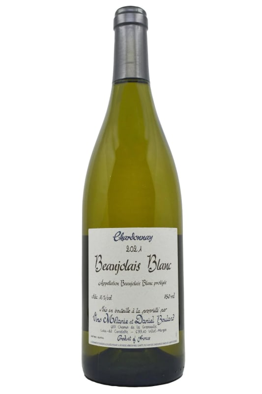 Daniel Bouland Beaujolais Blanc 2021 Front Bottle Shot