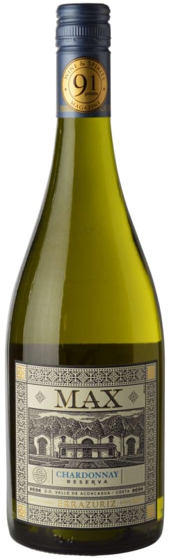 Errazuriz Max Reserva Chardonnay 2017 Front Bottle Shot