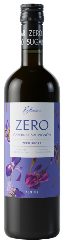 Bellissima Zero Sugar Cabernet Sauvignon 2021 Front Bottle Shot