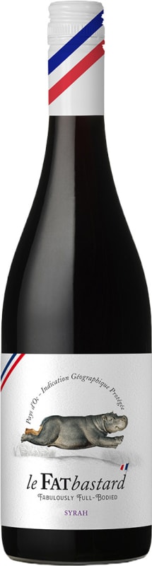 Fat Bastard Syrah 2021 Front Bottle Shot