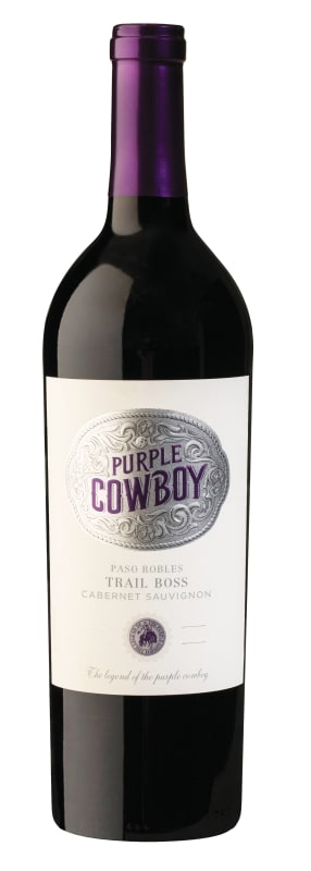 Purple Cowboy Trail Boss Cabernet Sauvignon 2022 Front Bottle Shot