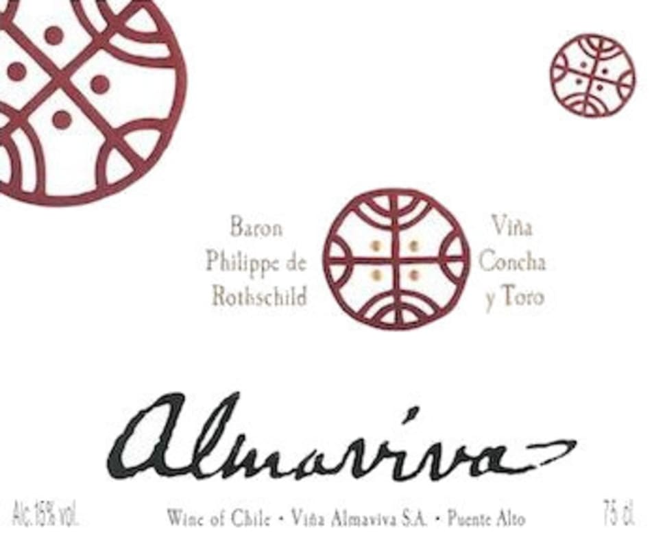 Almaviva Puente Alto Red 2012 Front Label