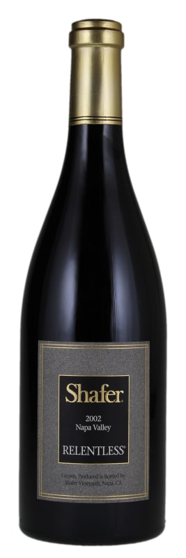 Shafer Relentless 2002 Front Bottle Shot