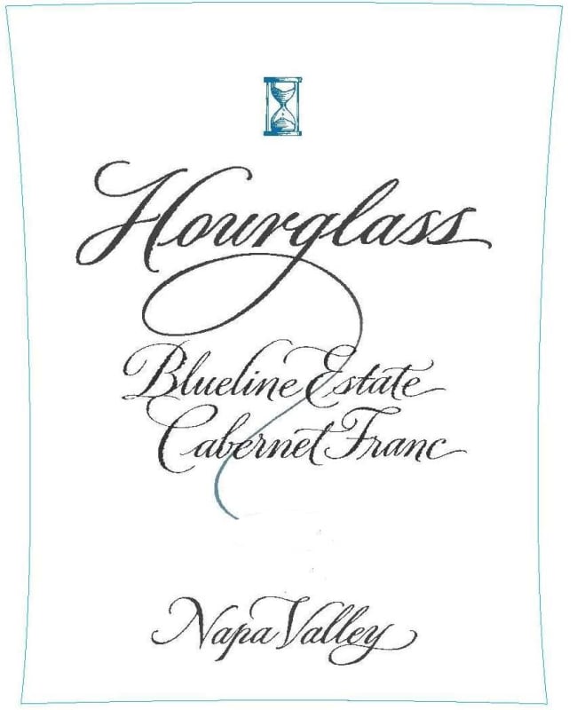 Hourglass Blueline Vineyard Cabernet Franc 2014 Front Label