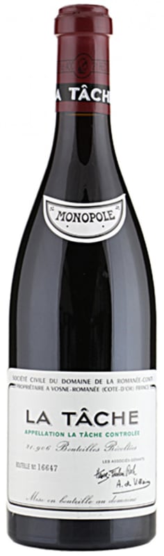 Domaine de la Romanee-Conti La Tache Grand Cru 2016 Front Bottle Shot