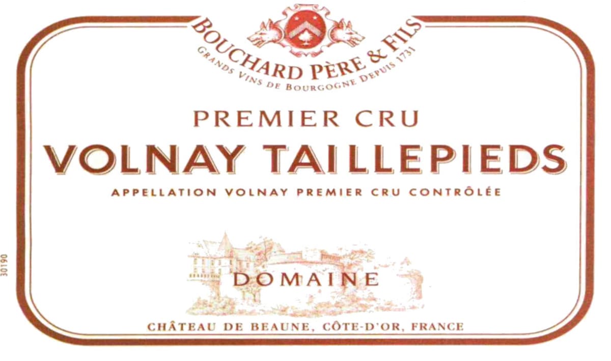 Bouchard Pere & Fils Volnay Taillepieds Premier Cru 2013 Front Label