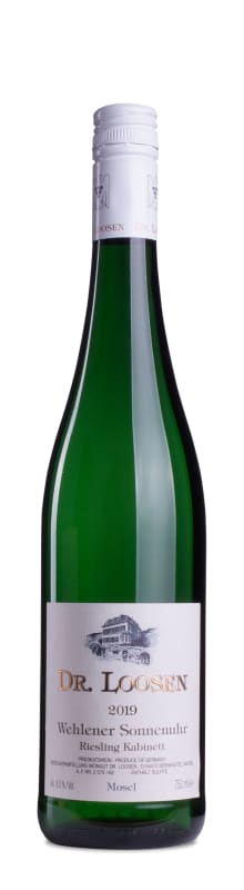 Dr. Loosen Wehlener Sonnenuhr Riesling Kabinett 2019 Front Bottle Shot