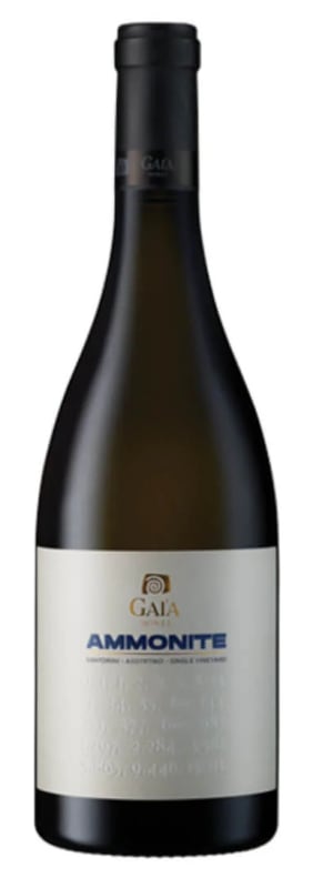 Gaia Ammonite Assyrtiko 2022 Front Bottle Shot