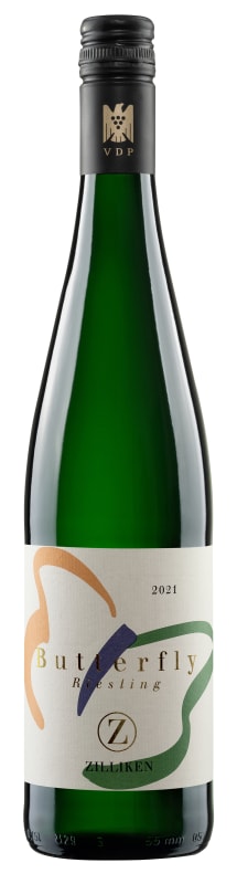 Zilliken Butterfly Mosel Riesling 2021 Front Bottle Shot