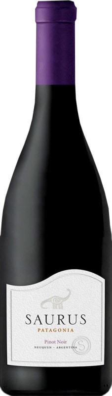 Familia Schroeder Saurus Pinot Noir 2018 Front Bottle Shot