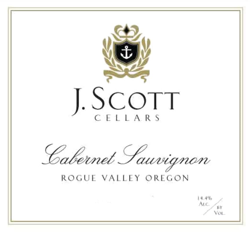 J. Scott Cabernet Sauvignon 2014 Front Label