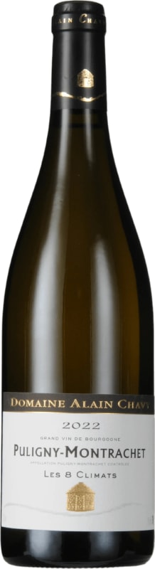 Alain Chavy Puligny-Montrachet Les 8 Climats 2022 Front Bottle Shot