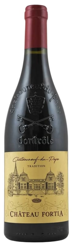 Chateau Fortia Tradition Chateauneuf-du-Pape 2021 Front Bottle Shot
