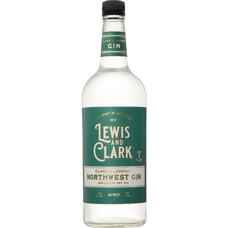 Lewis & Clark Lookout Northwest Gin (1 Liter) Front Bottle Shot
