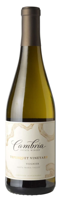 Cambria Tepusquet Vineyard Viognier 2019 Front Bottle Shot