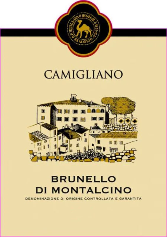 Camigliano Brunello di Montalcino (375ML half-bottle) 2019 Front Label
