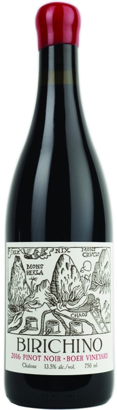 Birichino Boer Vineyard Pinot Noir 2016 Front Bottle Shot