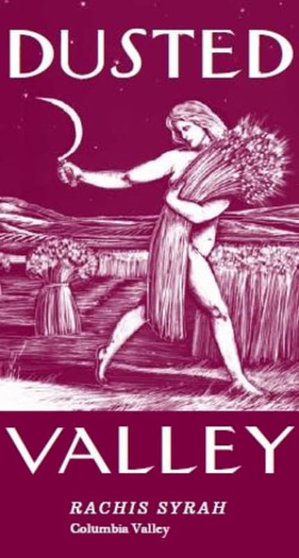 Dusted Valley Rachis Syrah 2009 Front Label