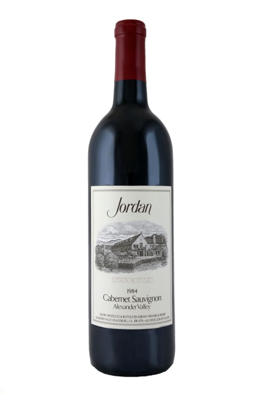 Jordan Cabernet Sauvignon 1984 Front Bottle Shot
