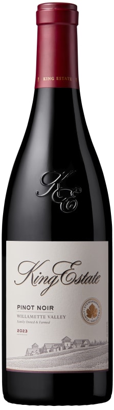 King Estate Willamette Valley Pinot Noir 2023 Front Bottle Shot