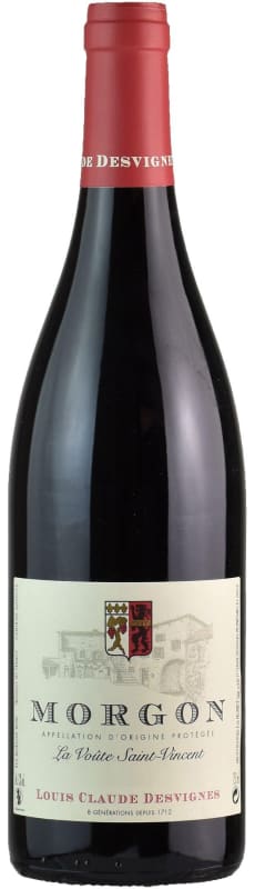 Domaine Desvignes Morgon La Voute Saint-Vincent 2024 Front Bottle Shot
