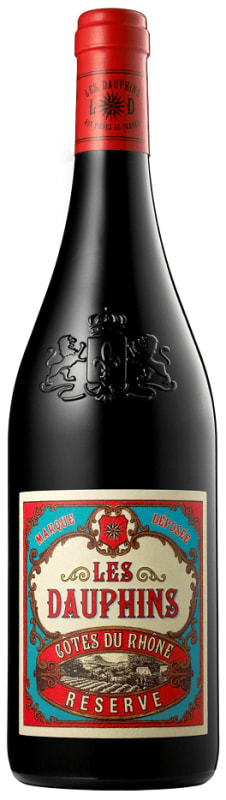 Cellier des Dauphins Les Dauphins Cotes du Rhone Reserve Red 2013 Front Bottle Shot