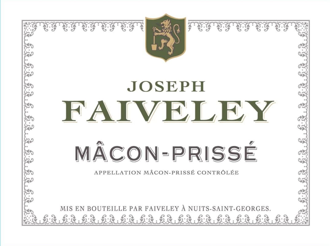 Faiveley Macon Prisse Blanc 2013 Front Label