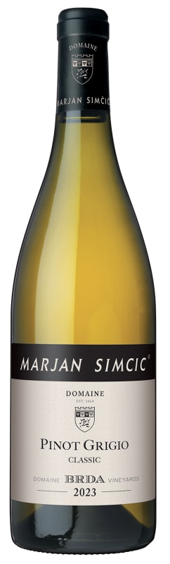 Marjan Simcic BRDA Classic Pinot Grigio 2023 Front Bottle Shot