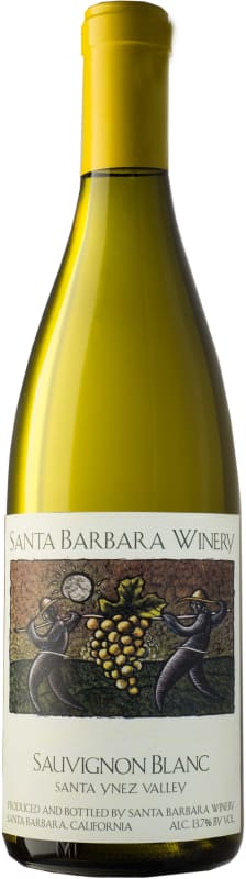 Santa Barbara Winery Sauvignon Blanc 2022 Front Bottle Shot