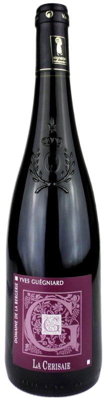 Domaine de la Bergerie Anjou La Cerisaie Rouge 2014 Front Bottle Shot