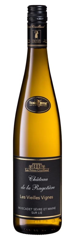 Chateau de la Ragotiere Muscadet Sevre et Maine Sur Lie Les Vieilles Vignes 2023 Front Bottle Shot