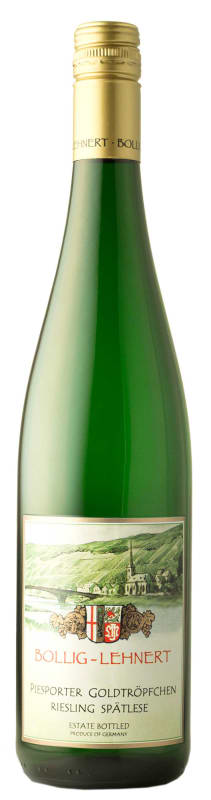 Bollig-Lehnert Piesporter Goldtropfchen Riesling Spatlese 2017 Front Bottle Shot