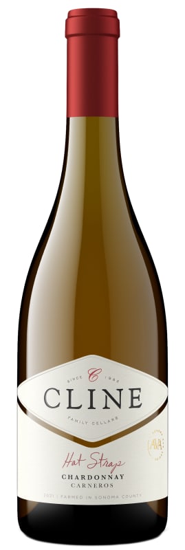 Cline Hat Strap Chardonnay 2021 Front Bottle Shot