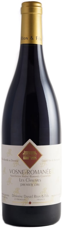 Domaine Daniel Rion & Fils Vosne-Romanee Les Chaumes Premier Cru 2016 Front Bottle Shot