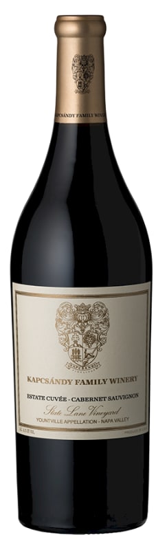 Kapcsandy Family Winery Estate Cuvee Cabernet Sauvignon 2021 Front Bottle Shot