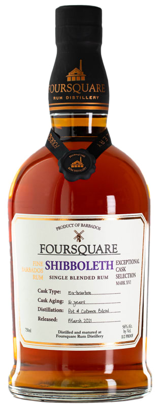 Foursquare 16 Year Mark XVI Shibboleth Single Blended Rum Front Bottle Shot